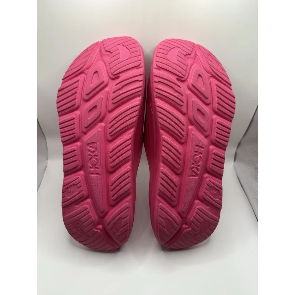 Hoka Ora Recovery Slide‎ 3 Neon Rose Pink . Unisex Men's Size 11. - Women's 13.